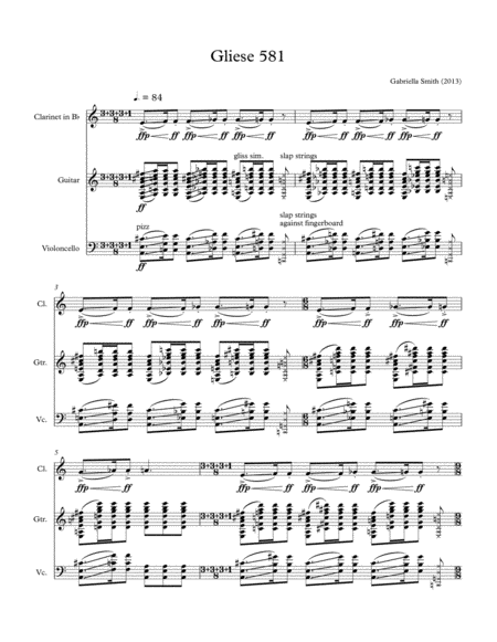 Gliese 581 Sheet Music