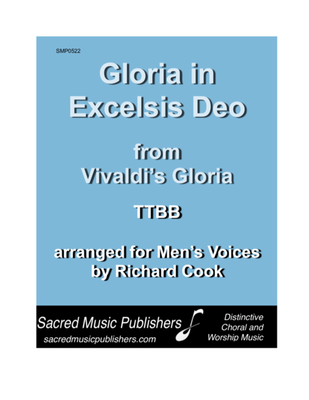 Gloria Vivaldi Gloria In Excelsis Deo Sheet Music