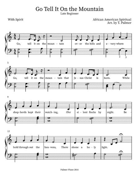 Go Tell It On The Jazzy Mountain Sheet Music