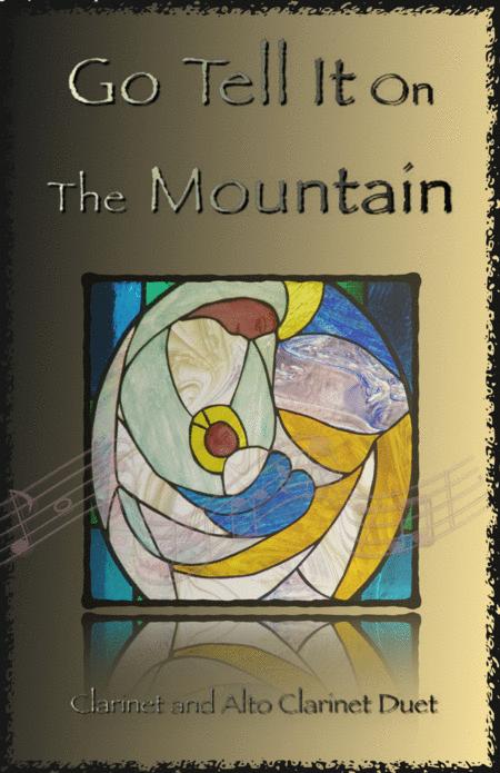 Free Sheet Music Go Tell It On The Mountain Gospel Song For Clarinet And Alto Clarinet Duet