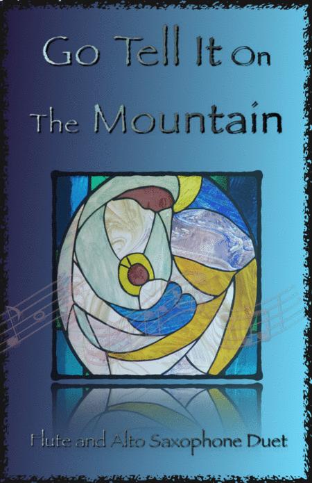 Go Tell It On The Mountain Gospel Song For Flute And Alto Saxophone Duet Sheet Music