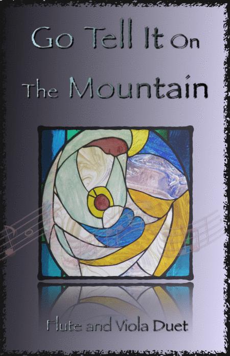 Go Tell It On The Mountain Gospel Song For Flute And Viola Duet Sheet Music