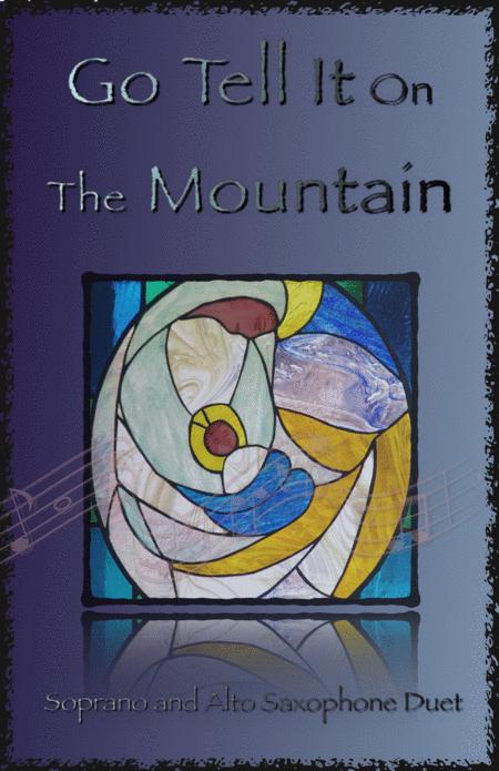 Go Tell It On The Mountain Gospel Song For Soprano And Alto Saxophone Duet Sheet Music