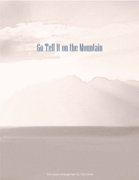 Go Tell It On The Mountain Sheet Music