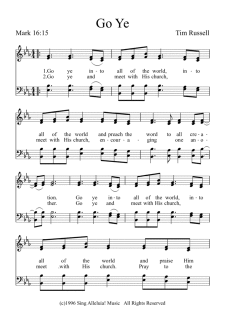 Go Ye Sheet Music