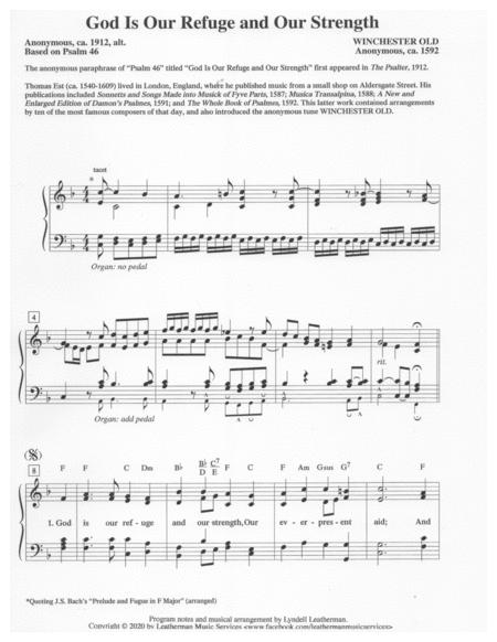 God Is Our Refuge And Our Strength Sheet Music