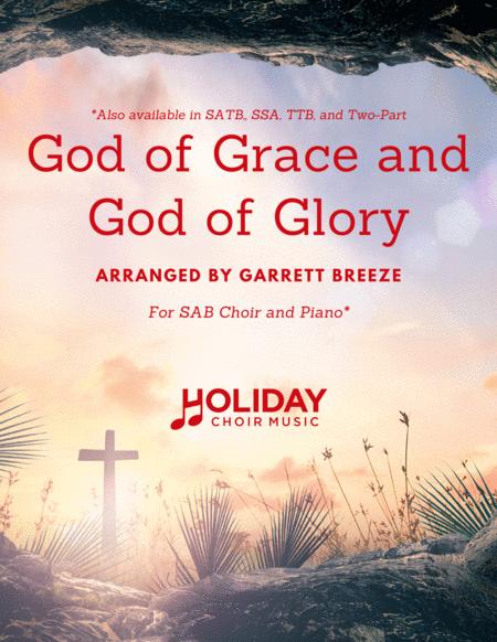 Free Sheet Music God Of Grace And God Of Glory Sab