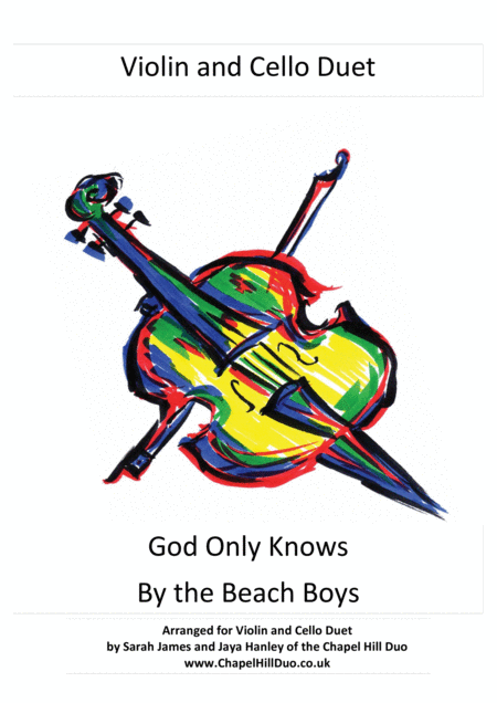 God Only Knows Violin Cello Duet Arrangement By The Chapel Hill Duo Sheet Music