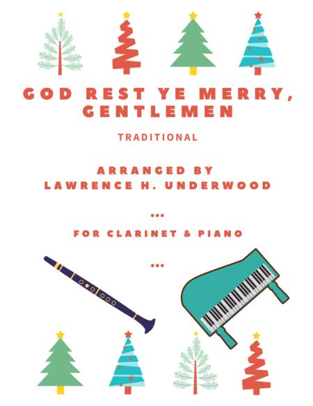 Free Sheet Music God Rest Ye Merry Gentlemen For Solo Clarinet
