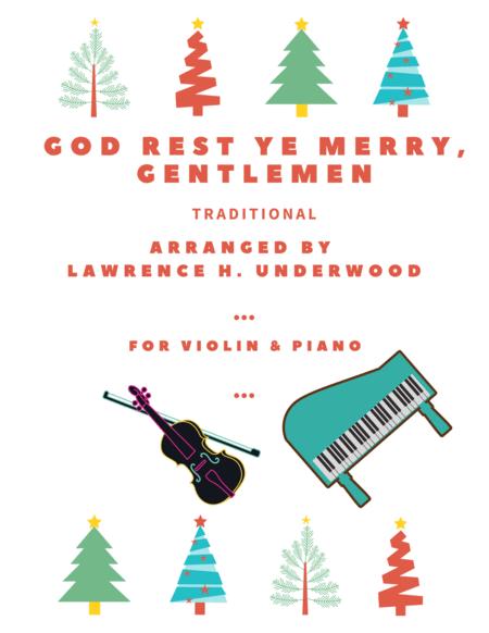 Free Sheet Music God Rest Ye Merry Gentlemen For Solo Violin