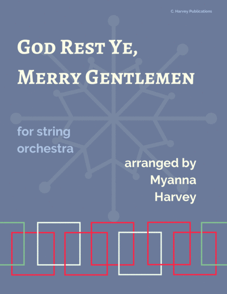 God Rest Ye Merry Gentlemen For Student String Orchestra Christmas Carol Sheet Music