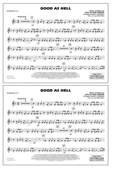 Good As Hell Arr Matt Conaway And Jack Holt Baritonet C Sheet Music