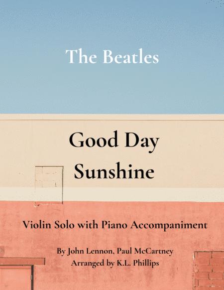 Good Day Sunshine Violin Solo With Piano Accompaniment Sheet Music