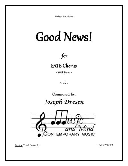 Free Sheet Music Good News