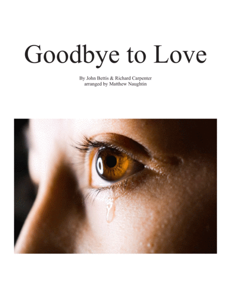 Free Sheet Music Goodbye To Love For String Orchestra