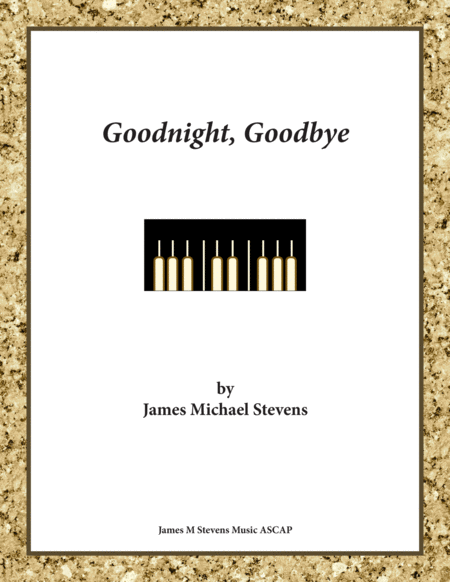 Free Sheet Music Goodnight Goodbye