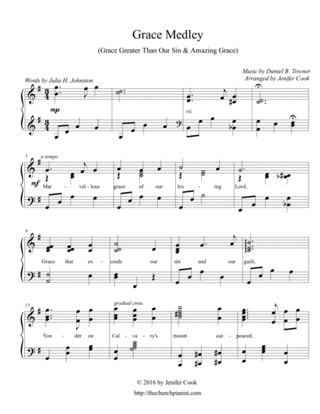 Grace Medley Sheet Music