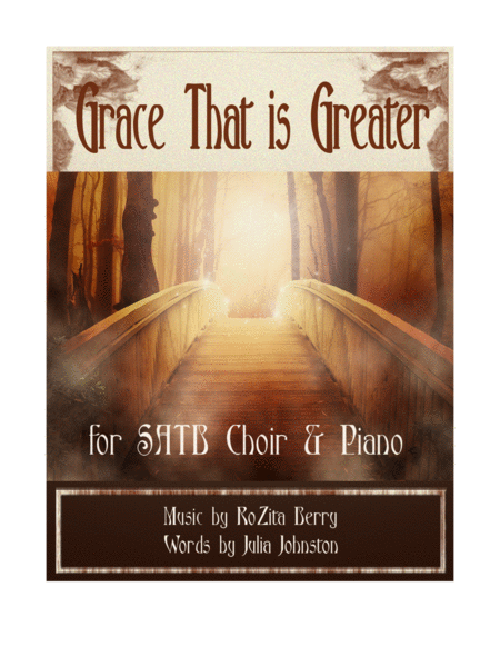 Free Sheet Music Grace That Is Greater