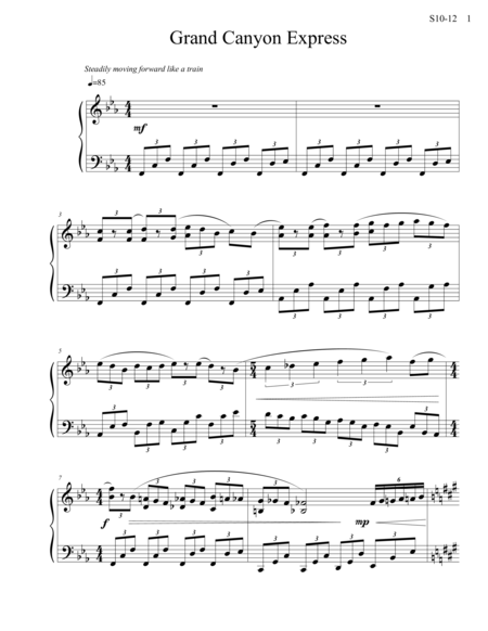 Grand Canyon Express Sheet Music