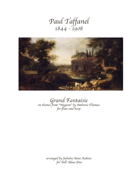 Grand Fantaisie By Paul Taffanel On Themes From Mignon By Ambrose Thomas Sheet Music