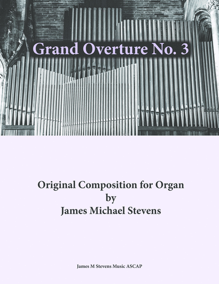 Free Sheet Music Grand Overture No 3 Organ In E Flat Major