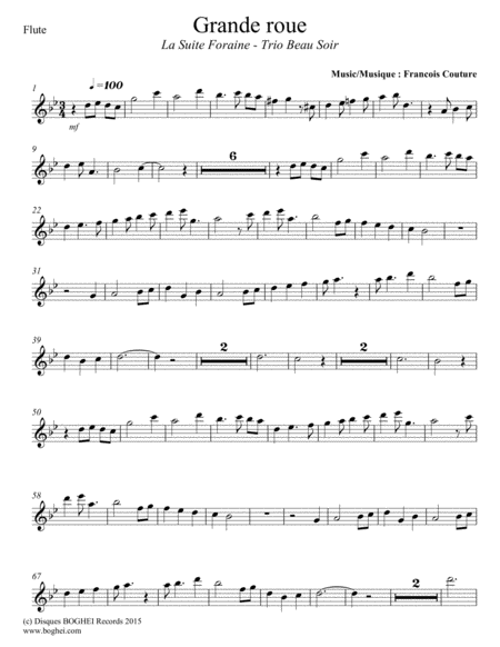 Grande Roue Sheet Music