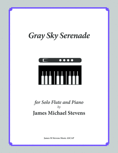 Free Sheet Music Gray Sky Serenade Flute Piano