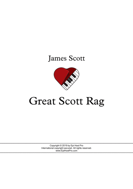 Free Sheet Music Great Scott Rag