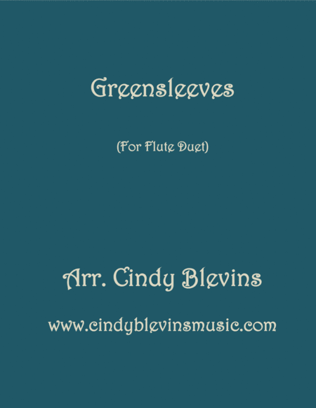 Free Sheet Music Greensleeves Arranged For Flute Duet