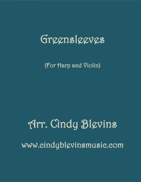 Free Sheet Music Greensleeves Arranged For Harp And Violin