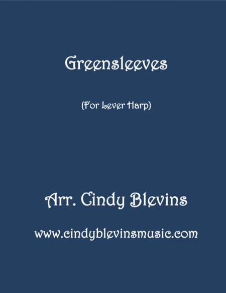 Free Sheet Music Greensleeves Arranged For Lever Harp