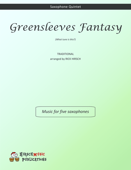 Free Sheet Music Greensleeves Fantasy