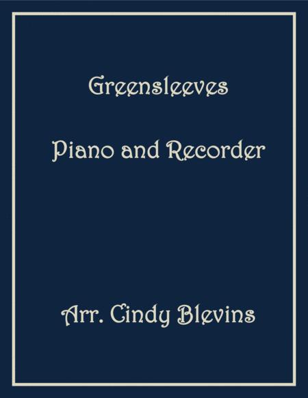 Greensleeves Piano And Recorder Sheet Music