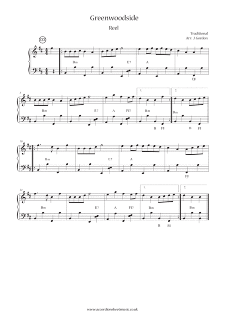 Greenwoodside Sheet Music