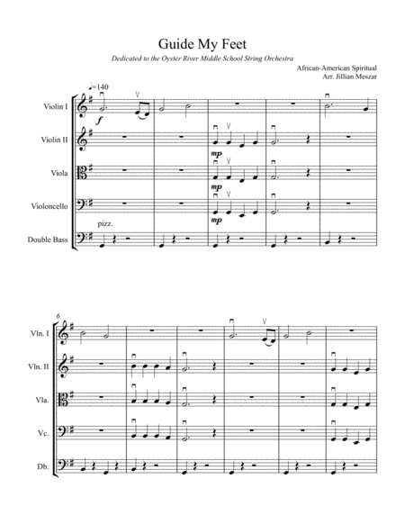 Guide My Feet Sheet Music