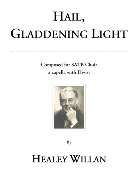 Hail Gladdening Light Sheet Music