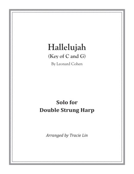 Hallelujah By Leonard Cohen Double Strung Harp Solo Sheet Music