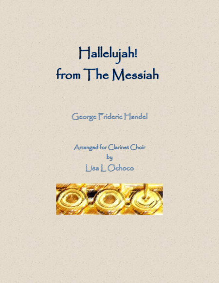 Free Sheet Music Hallelujah From The Messiah For Clarinet Choir