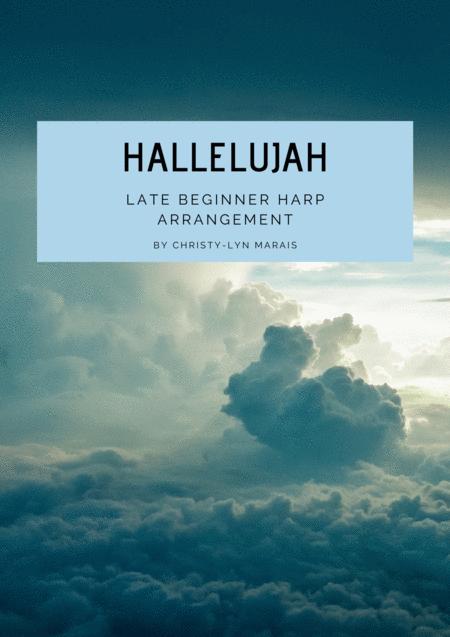 Hallelujah Late Beginner Harp Sheet Music