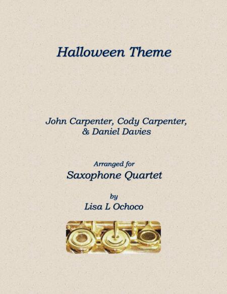 Free Sheet Music Halloween Theme For Saxophone Quartet