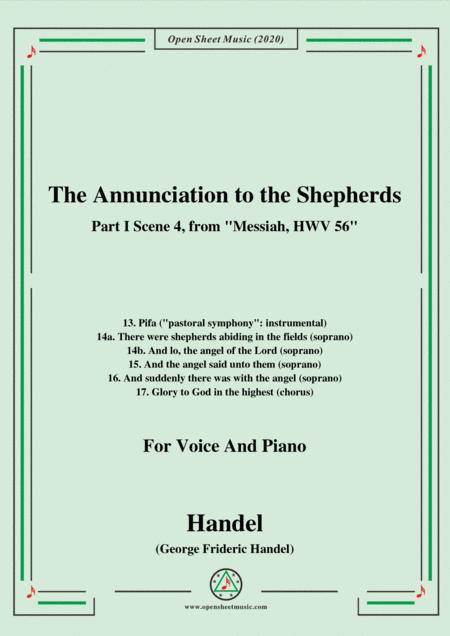 Handel Messiah Hwv 56 Part I Scene 4 For Voice Piano Sheet Music