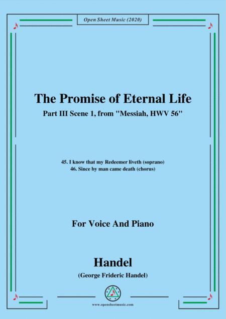 Handel Messiah Hwv 56 Part Iii Scene 1 For Voice And Piano Sheet Music