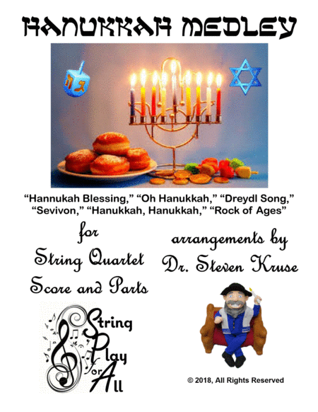 Free Sheet Music Hanukkah Medley For String Quartet