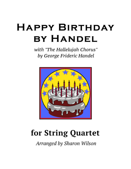 Happy Birthday By Handel For String Quartet Sheet Music