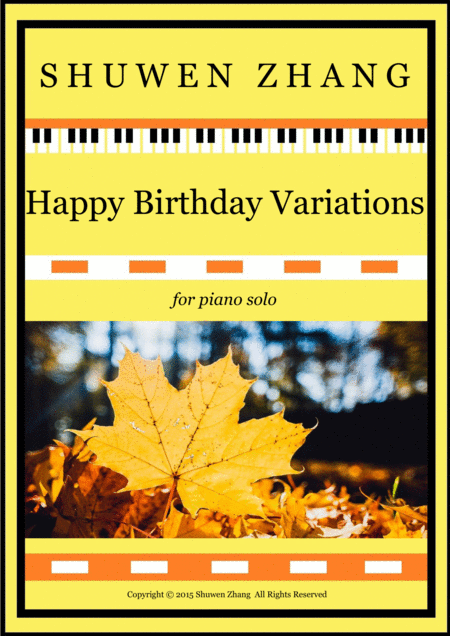 Happy Birthday Variations Sheet Music