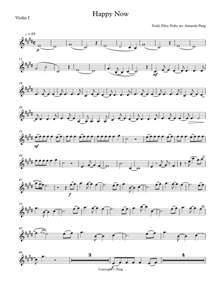 Happy Now Sheet Music