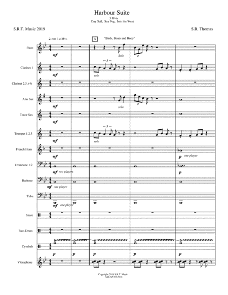 Harbour Suite Sheet Music