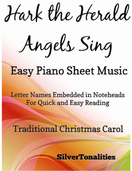 Free Sheet Music Hark The Herald Angels Sing Easy Piano Sheet Music