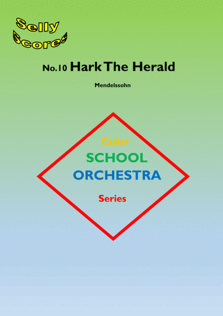 Free Sheet Music Hark The Herald Angels Sing For School Orchestra
