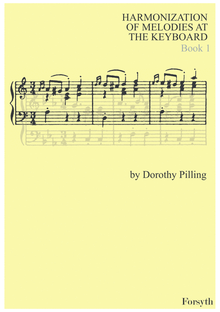 Free Sheet Music Harmonization Of Melodies At The Keyboard Book 1 By Dorothy Pilling